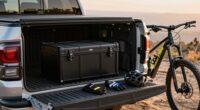 top truck bed bike storage