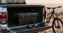 top truck bed bike storage