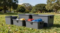 top waterproof outdoor storage bins
