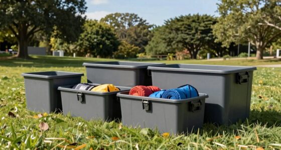 top waterproof outdoor storage bins