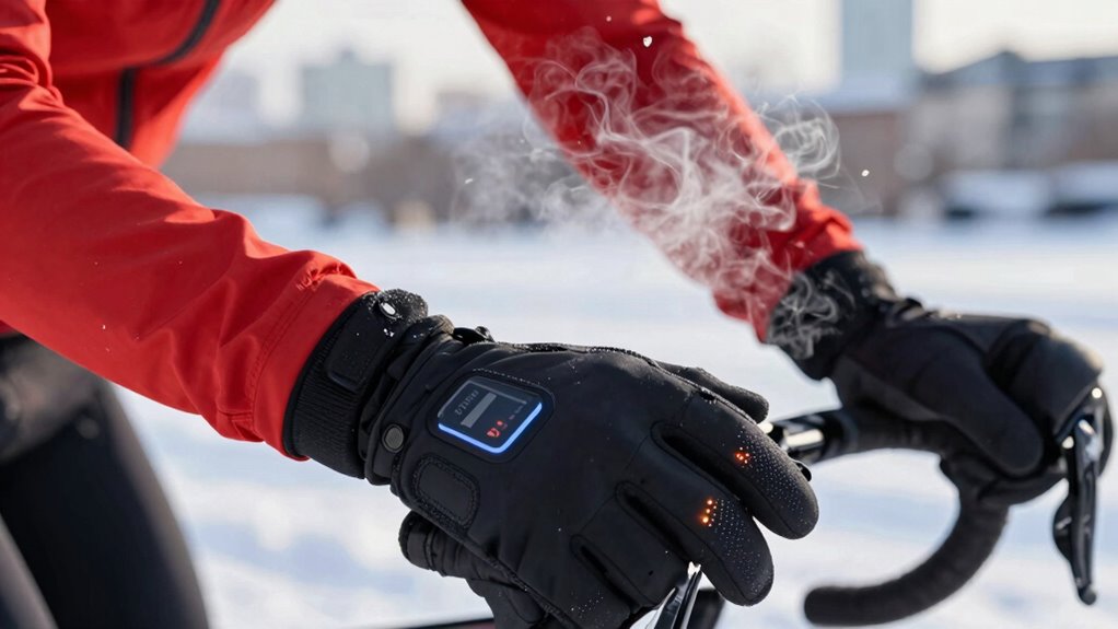 top winter cycling heated gloves