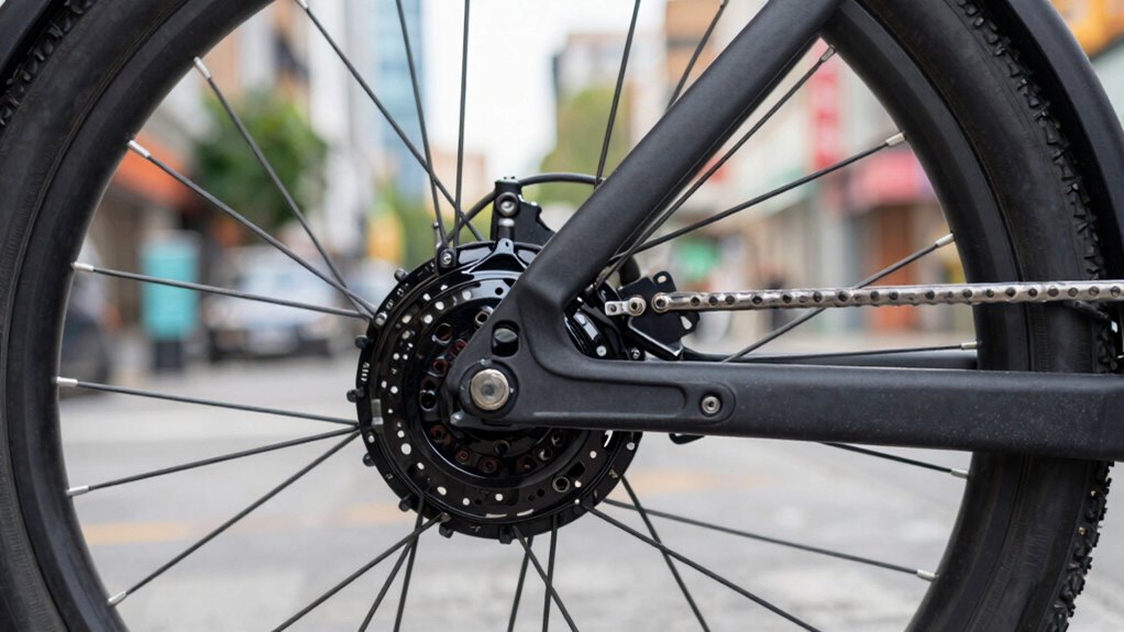 torque arm ensures hub safety