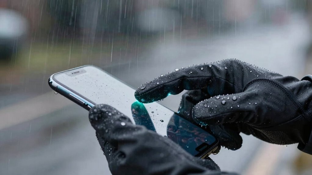 touchscreen gloves material and fit