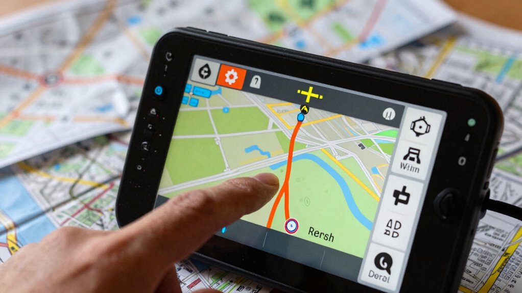 update maps and gps signals