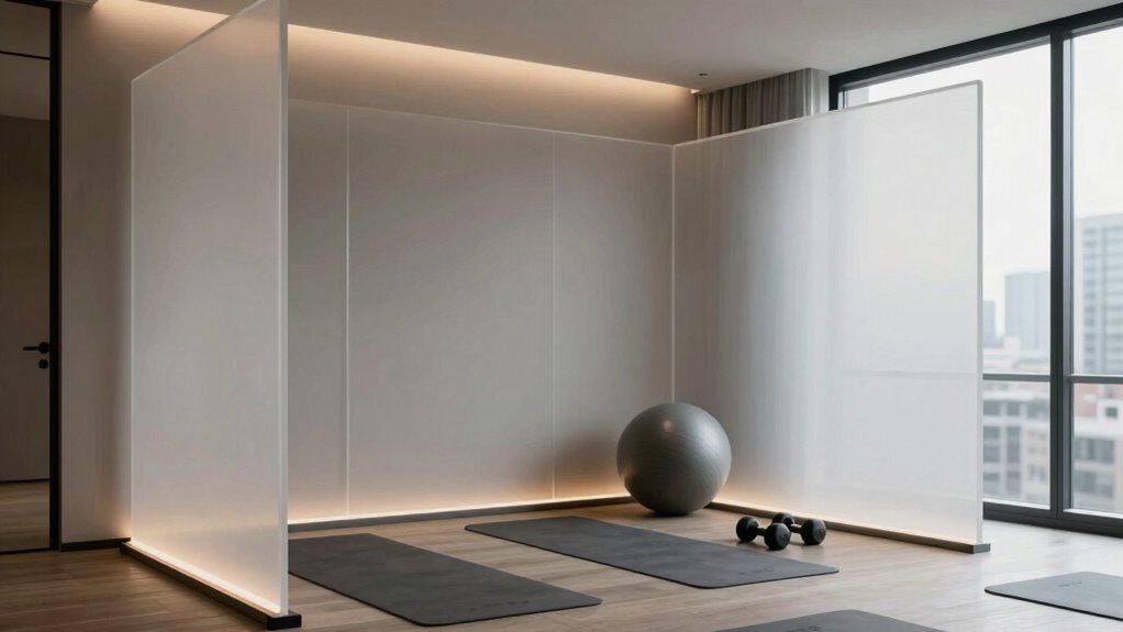 use soundproof barriers effectively