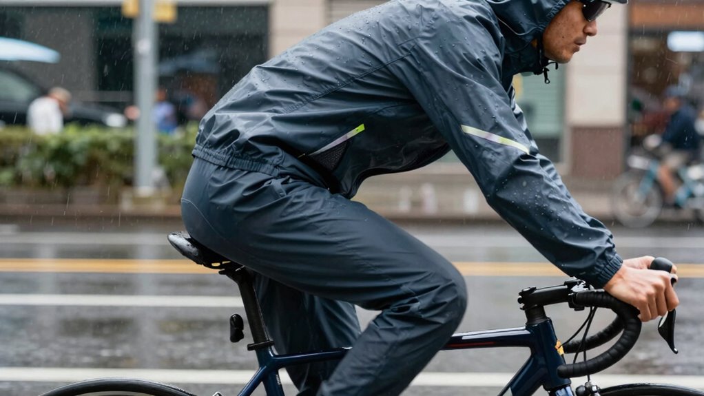ventilated flexible rain gear