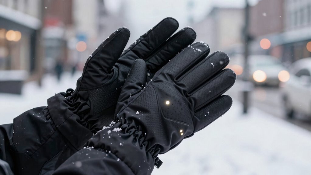 winter heated glove safety