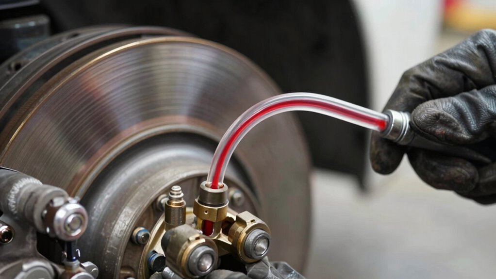 brake fluid air removal process