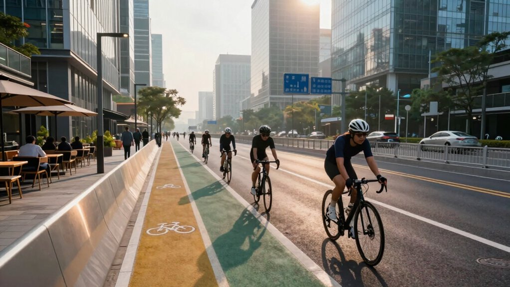 cycling infrastructure transforms urban mobility