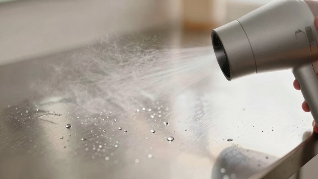 drying to prevent corrosion