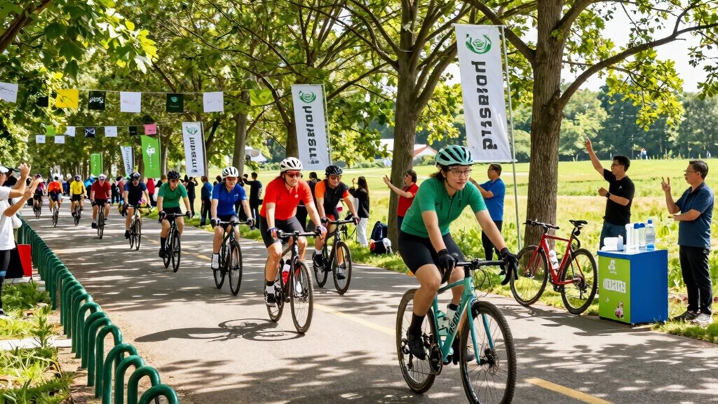 eco friendly cycling event ideas