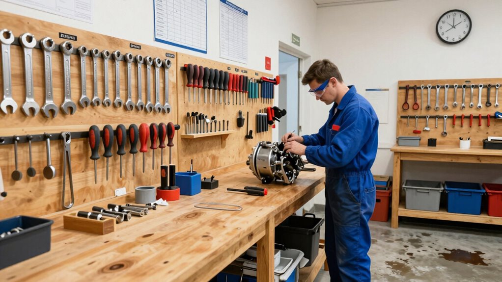 effective maintenance workshop planning