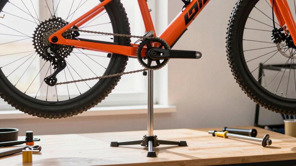 efficient organized bike maintenance