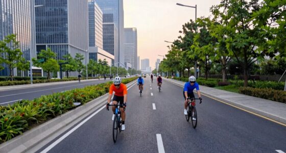 enhanced urban cycling infrastructure