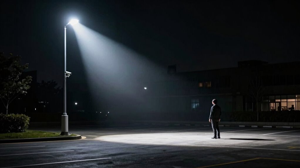 floodlights influence security actions