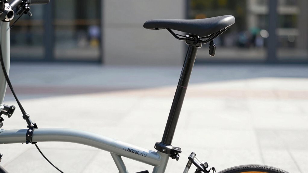 foldable bike seat height
