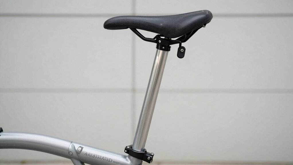 folding bike seat adjustment