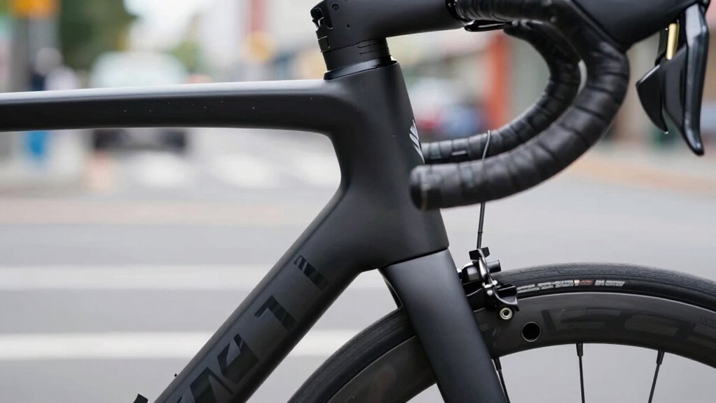 frame reach over top tube