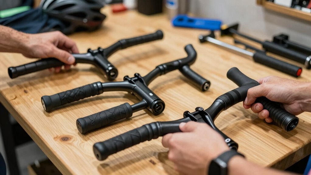 handlebar width for comfort