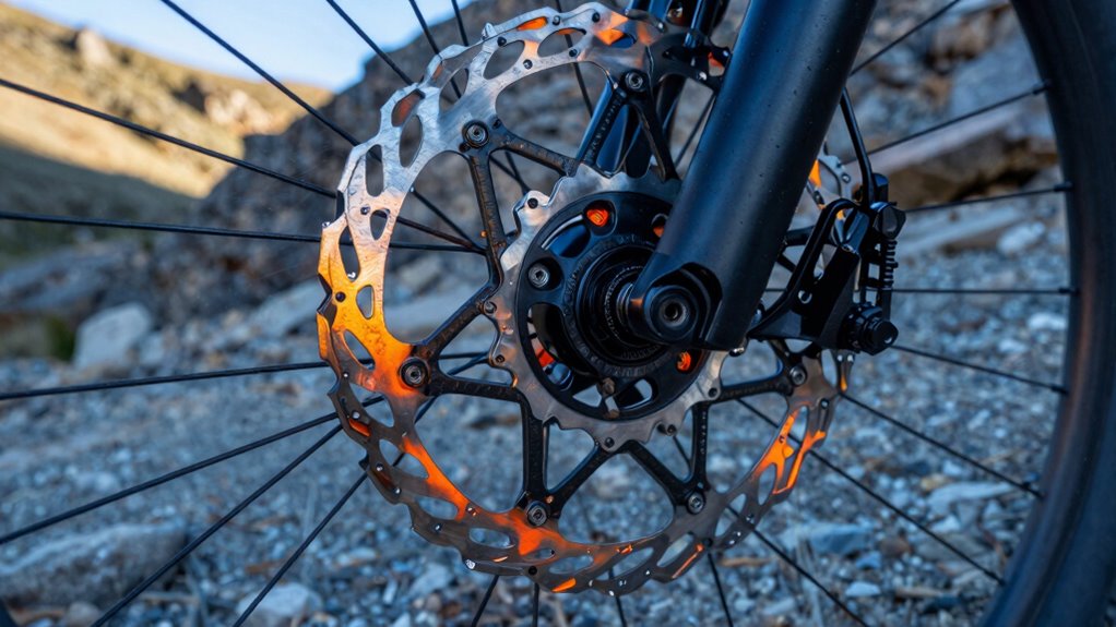 heat buildup during downhill braking