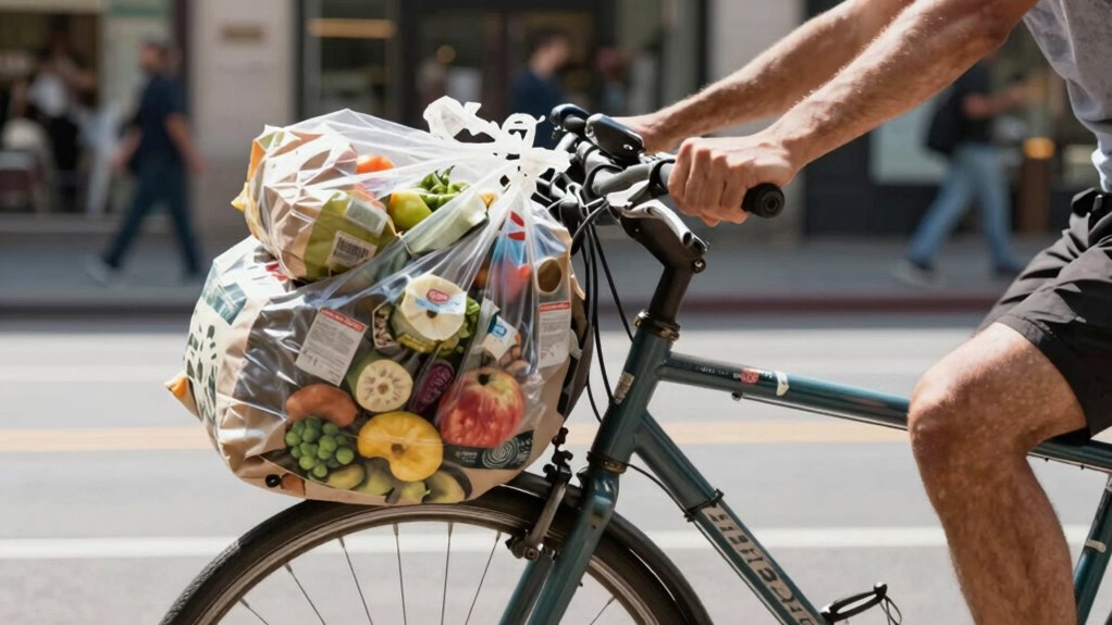 incorrect grocery bike load