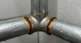 indoor condensation causes corrosion