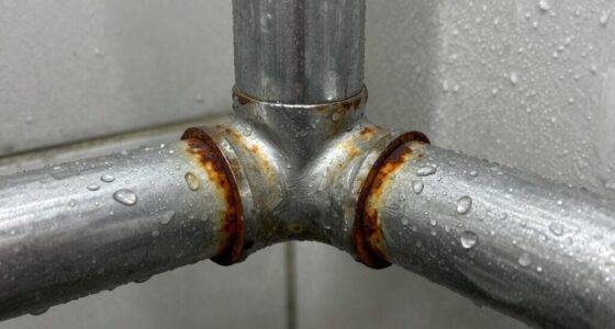 indoor condensation causes corrosion