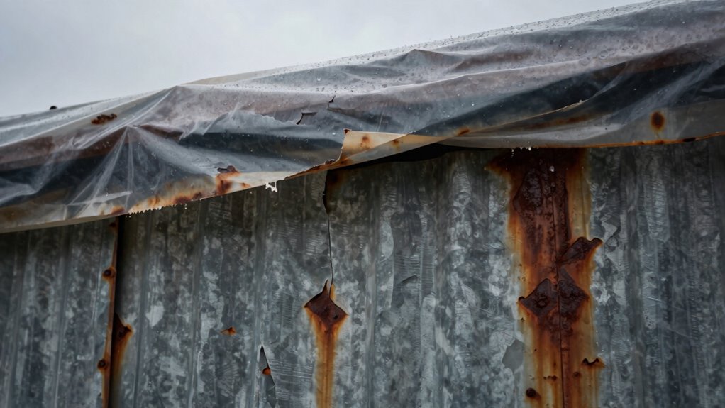 inexpensive covers promote corrosion
