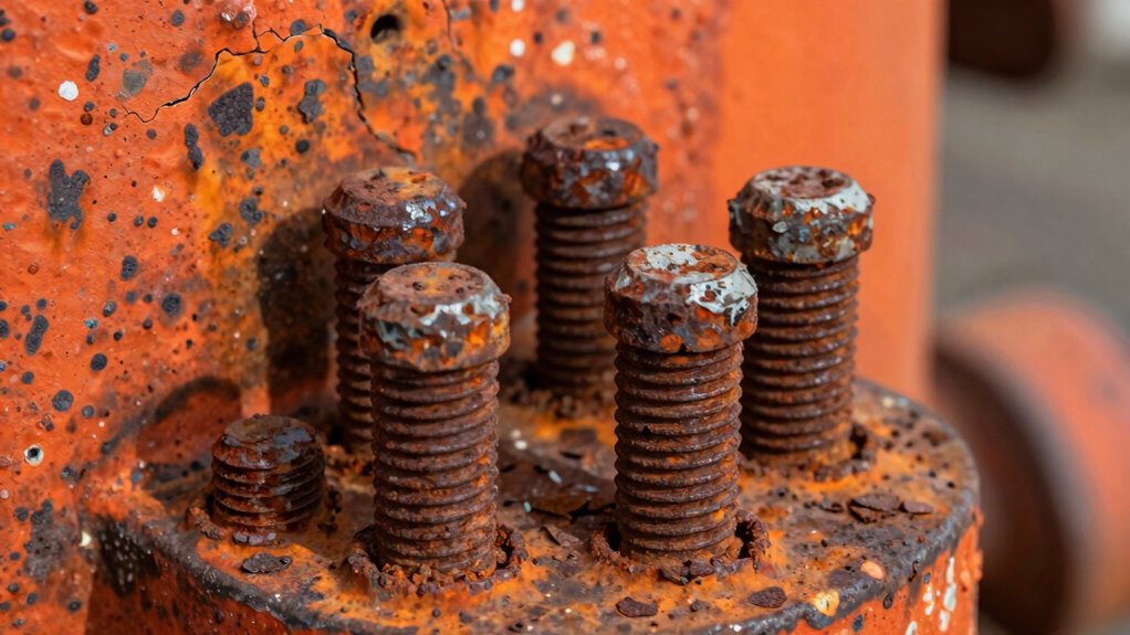 neglect causes rust buildup