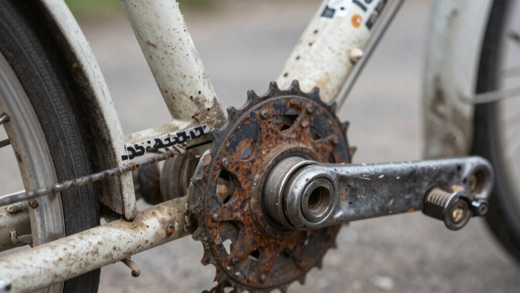 neglected bottom bracket rust