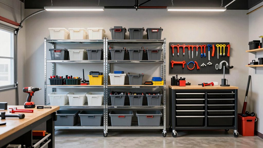 organize tools and seasonal storage