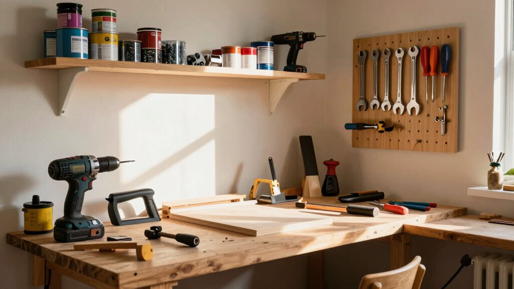 organized safe workshop environment