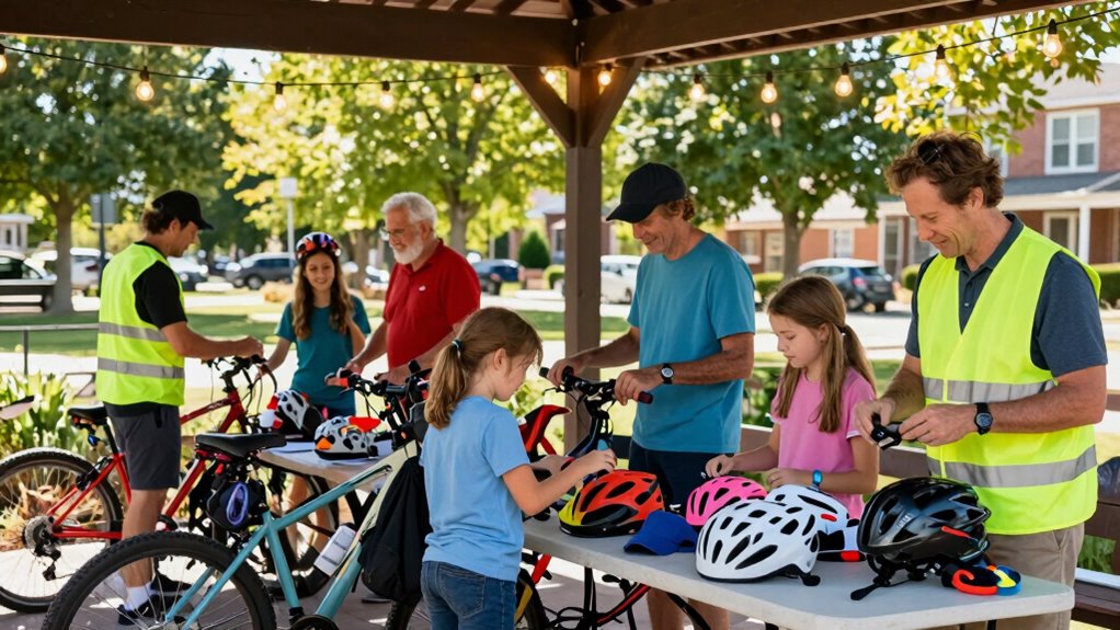 promoting safe cycling gear