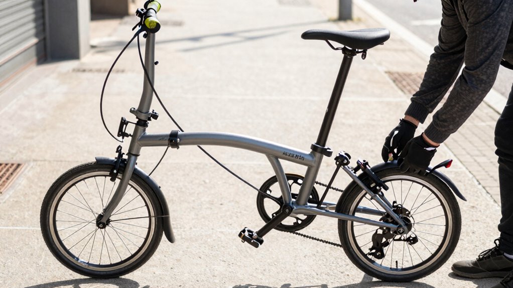 proper folding bike preparation