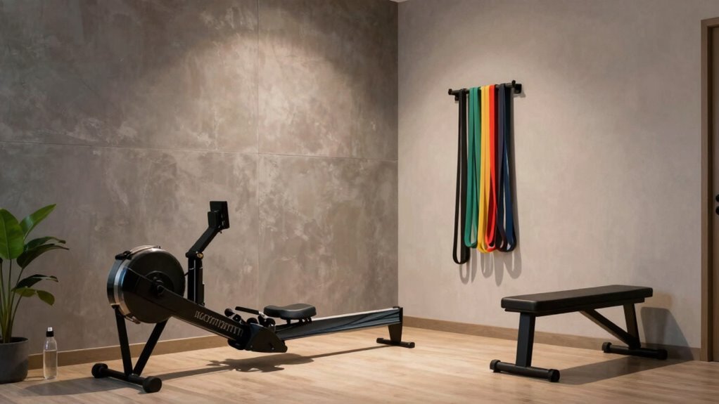 quiet space efficient home gym