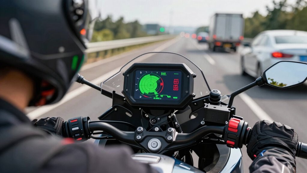 rear radar boosts rider confidence