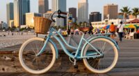 stylish practical city cycling