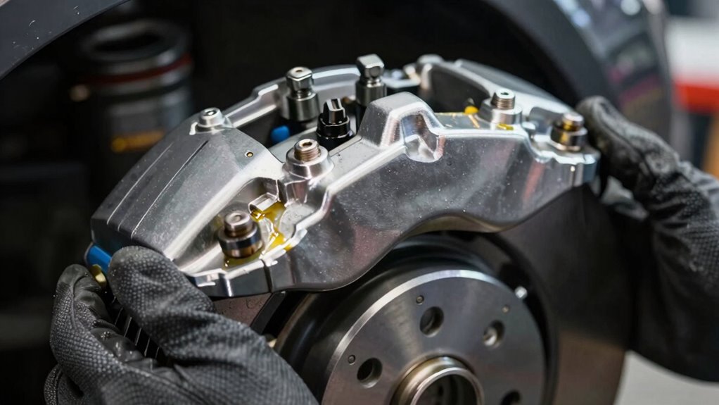 align brake calipers properly