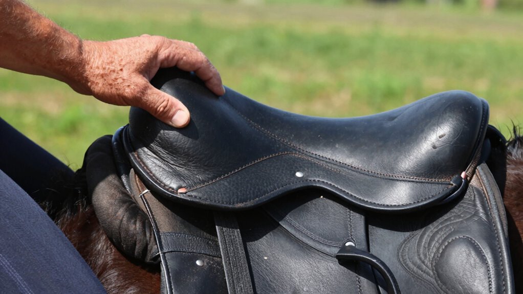 break in saddle properly