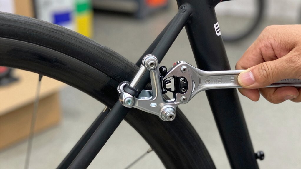 caliper realignment and adjustment