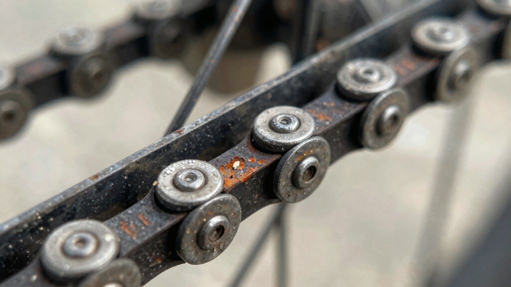 chain noise indicates sprocket issues