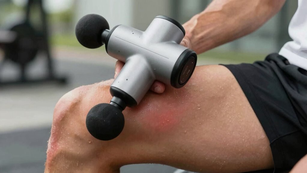 incorrect massage gun technique