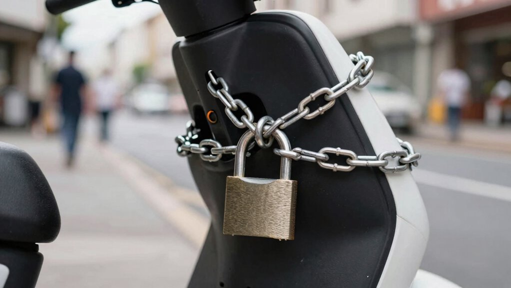 secure efficient scooter locks