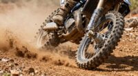 squealing tires on gravel