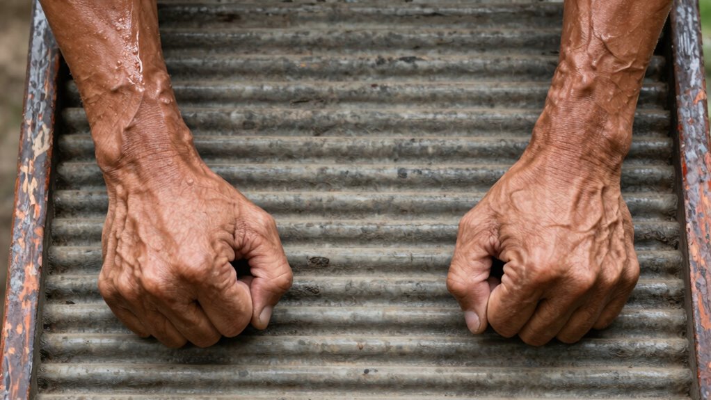 washboard roads increase upper body tension