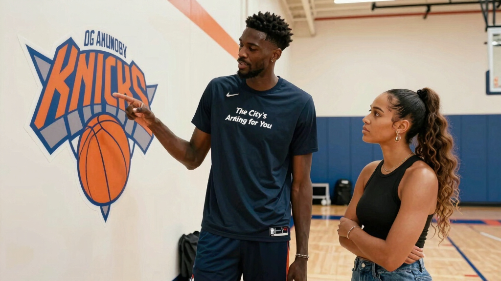 OG Anunoby Tells Alicia Keys ‘The City’s Asking for You’ Ahead of Knicks Ceremony Performance