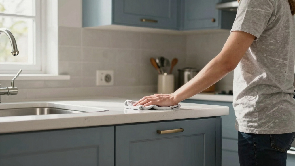 Zooey Deschanel's Blue-Gray Kitchen Cabinet Color is Replacing White as The Go-To Shade for Chic Homeowners – It's Muted but Elegant