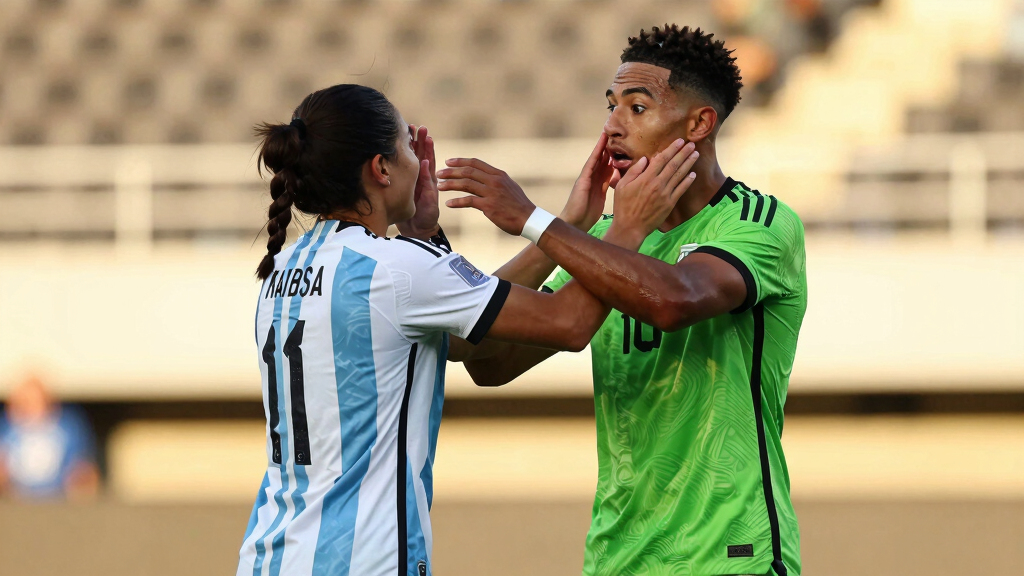 Bellingham Slaps Argentina Player
