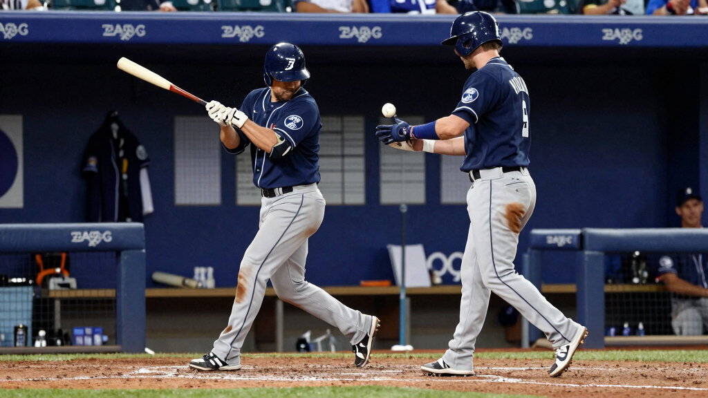 J-Rod exits after getting hit by throw; his replacement leaves after getting hit by pitch